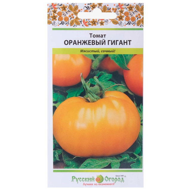 семена Томат РУССКИЙ ОГОРОД Оранжевый гигант 0,1г